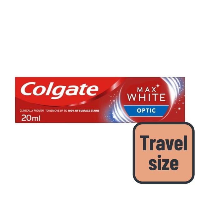 Colgate Max White One Optic Travel Size Whitening Toothpaste 20ml