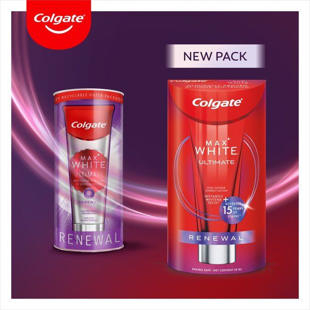 Colgate Max White Ultimate Renewal Whitening Toothpaste 75ml