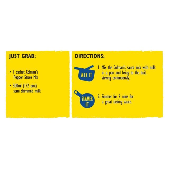 Colman's Pepper Sauce Mix 40g