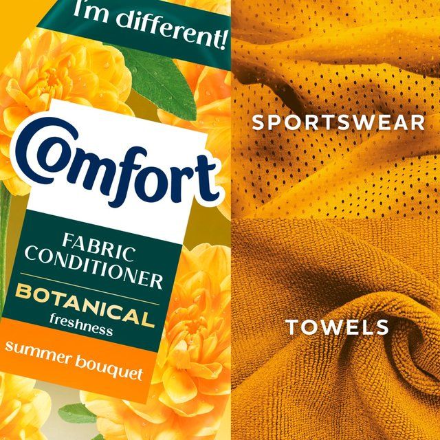 Comfort Botanical Fabric Conditioner Summer Bouquet 64 washes 960ml