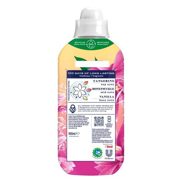 Comfort Creations Fabric Conditioner Honeysuckle & Sandalwood 30 Washes 900ml