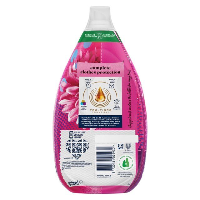Comfort Intense Ultra Concentrated Fabric Conditioner Fuchsia 58 Wash 870ml