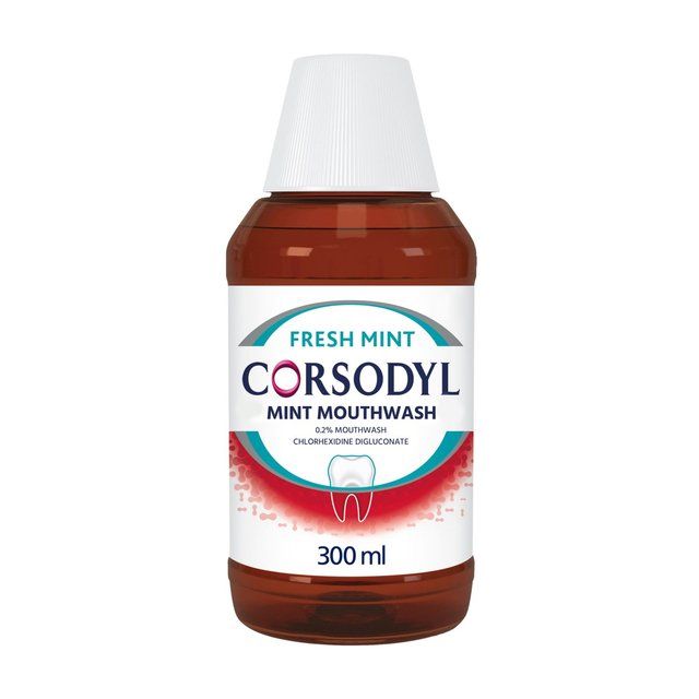 Corsodyl Gum Mouthwash Intensive Treatment For Gum Health Mint 300ml