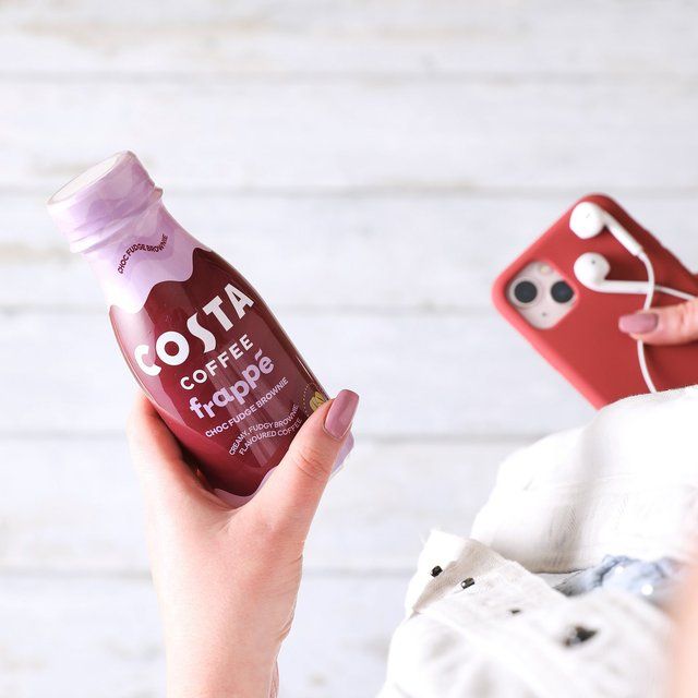 Costa Coffee Frappe Choc Fudge Brownie Iced Coffee 250ml
