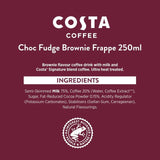Costa Coffee Frappe Choc Fudge Brownie Iced Coffee 250ml