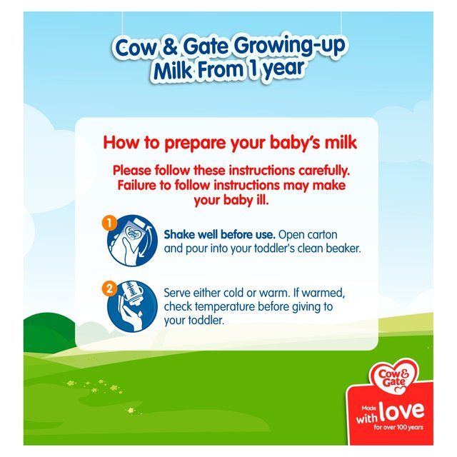 Cow & Gate 3 Toddler Milk Formula Liquid Multipack    15 x 200ml