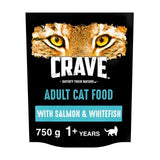 Crave Natural Grain Free Adult Dry Cat Food Salmon & Whitefish    750g