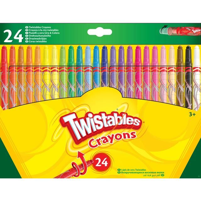 Crayola 24 Twistable Crayons 3yrs+ 24 per pack