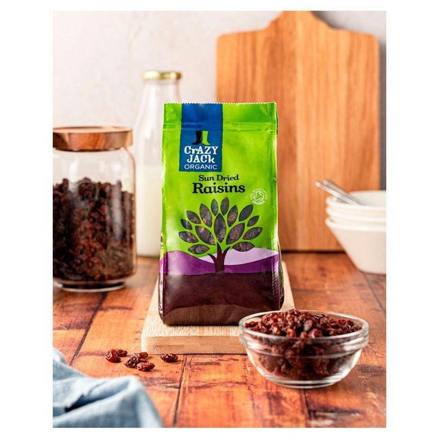 Crazy Jack Organic Raisins 375g
