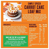 Creative Nature Carrot Cake Loaf Mix 268g