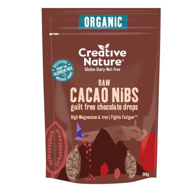 Creative Nature Organic Raw Cacao Nibs 250g