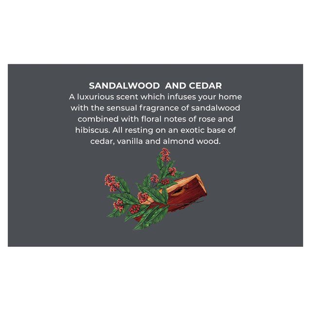 Cristalinas Wooden Top Diffuser Sandalwood & Cedar 40ml