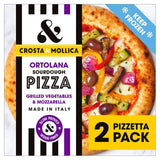 Crosta & Mollica Ortolana Pizzetta 2 Mini Sourdough Pizzas 2 x 276g