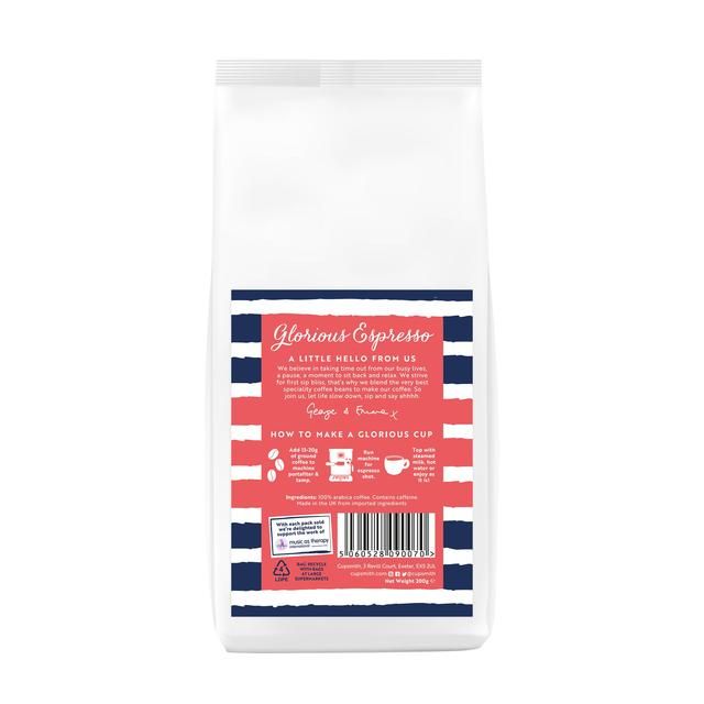 Cupsmith Glorious Espresso Ground 227g