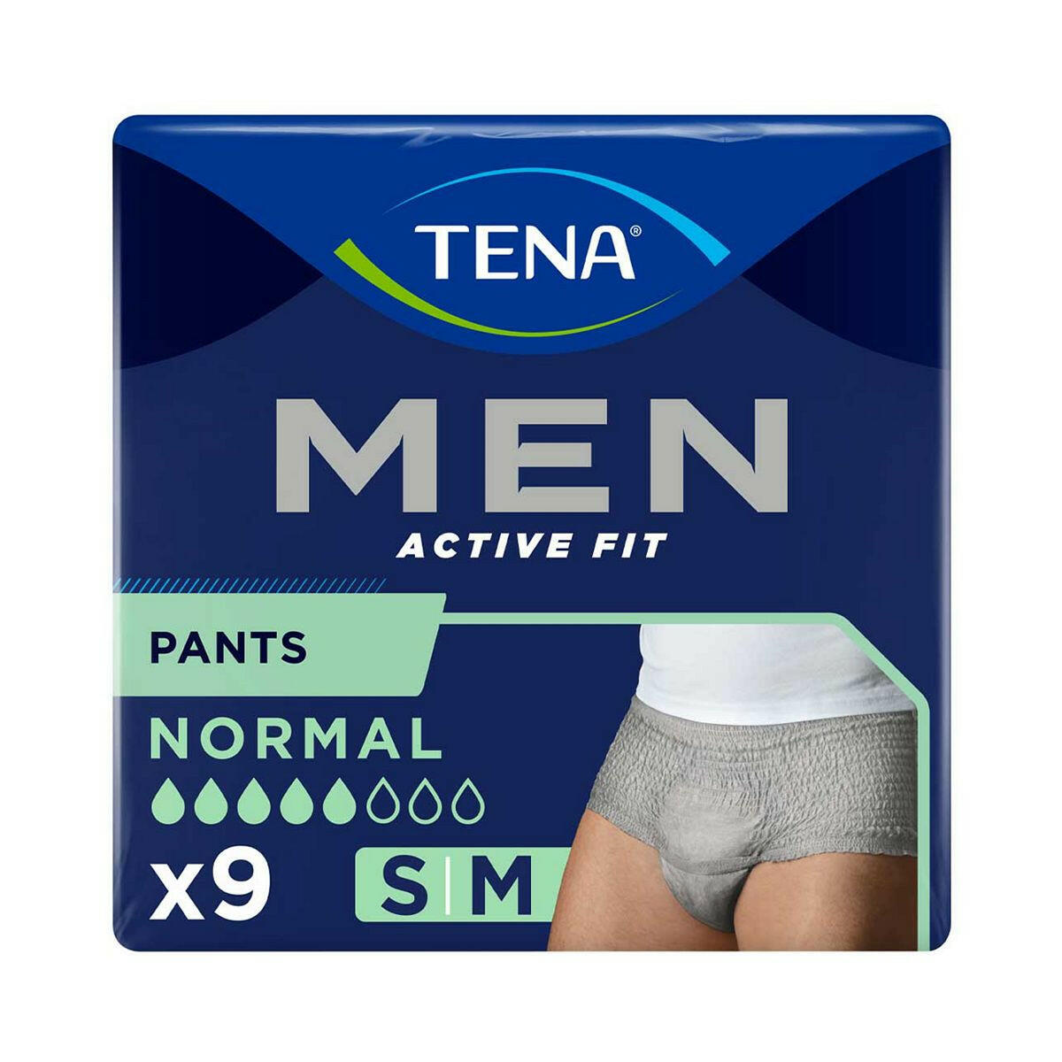 Tena Men Pants Normal Grey Small/Medium 9s Health Care Boots