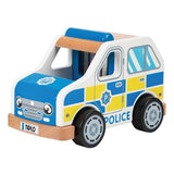Tidlo Wooden Police Car Toy GOODS Superdrug