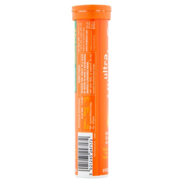 Ultra Vitamin C With Zinc Effervescent 20 Tabs GOODS Superdrug