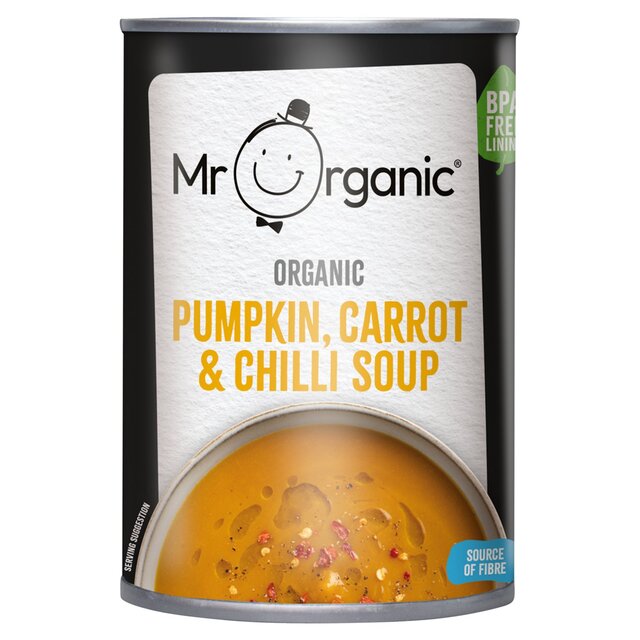 Mr Organic Pumpkin Carrot & Chilli Soup 400g - McGrocer