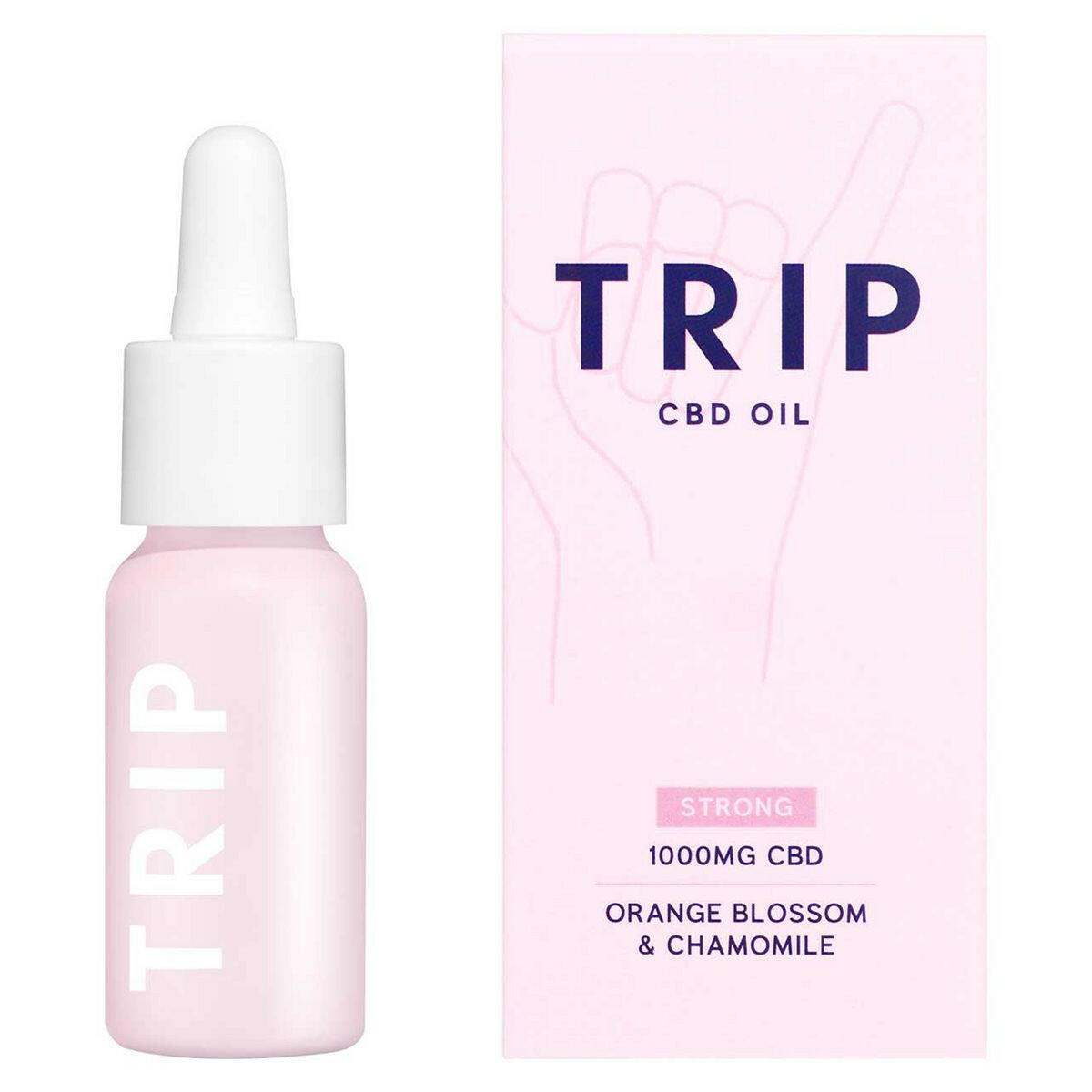 TRIP CBD Oil 1000mg Orange Blossom & Chamomile 15ml Vitamins, Minerals & Supplements Boots