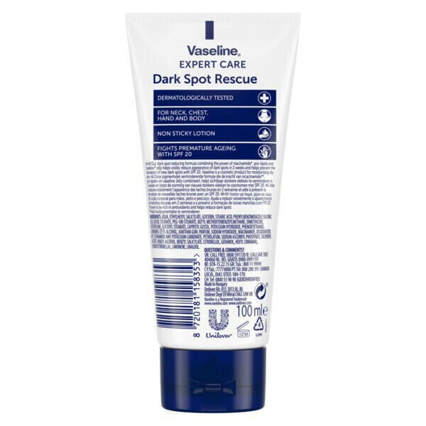 Vaseline Expert Hand And Body Lotion Dark Spot Rescue 100Ml GOODS Superdrug