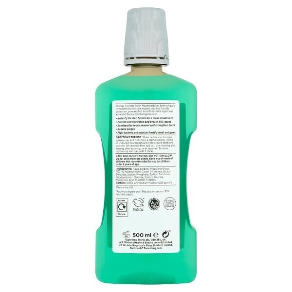 Superdrug Procare Fresh Breath Mouthwash 500ml GOODS Superdrug