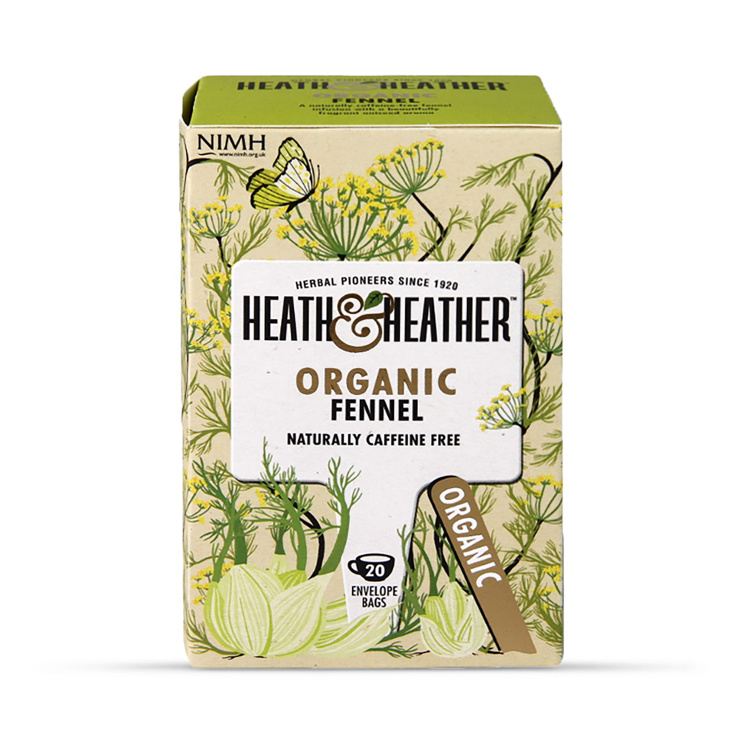 Heath & Heather Organic Green Tea with Coconut 20 Tea Bags - 998536