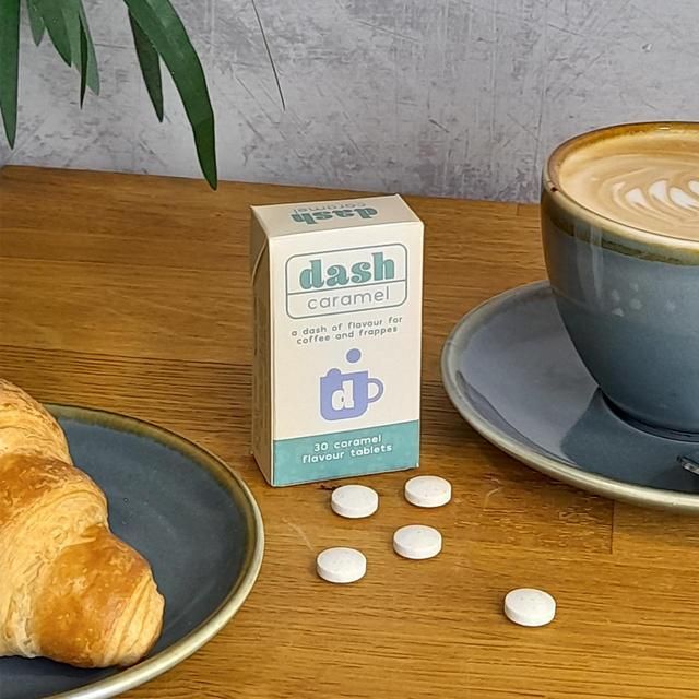 Dash Low Sugar Caramel Flavouring Tablets 30 per pack