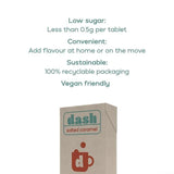 Dash Low Sugar Salted Caramel Flavouring Tablets 30 per pack