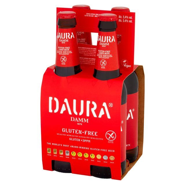 Daura Damm Gluten Free Lager 4 x 330ml
