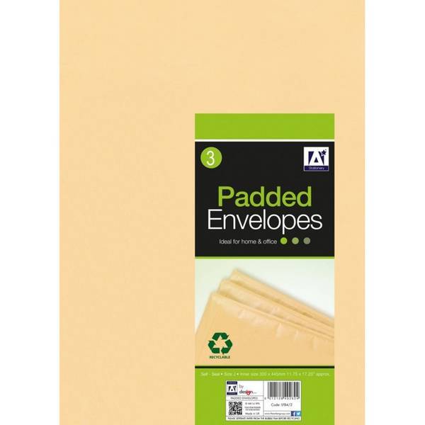 Anker Padded Envelopes (Pack Of 3) (20 x 27cm) - McGrocer