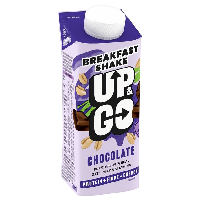 Up&Go Chocolate Breakfast Drink with Oats 300ml Vegetarian & Vegan M&S
