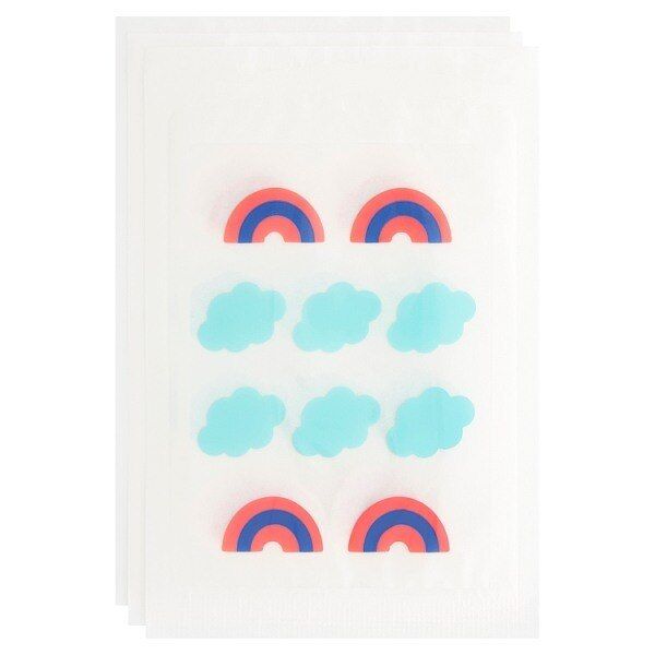 Deep Action Clouds & Rainbow Novelty Blemish Patches