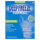Deep Freeze Cold Patches 4 per pack