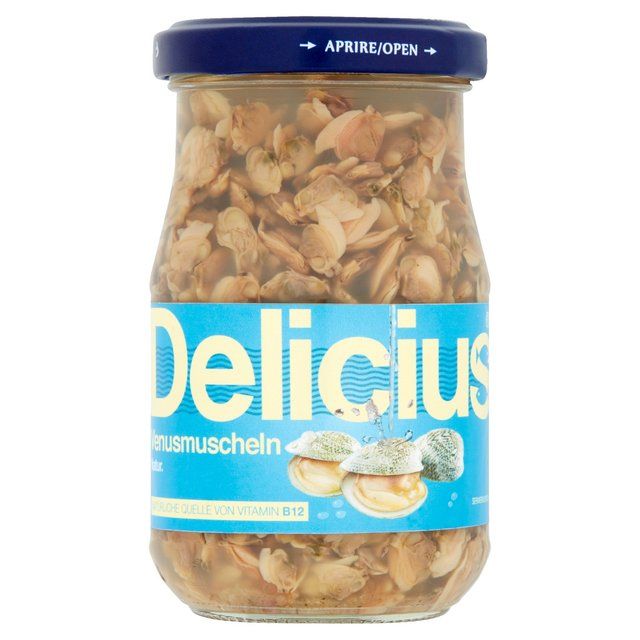Delicius Shelled Clams in Brine 195g