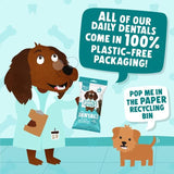 Denzel's Daily Dentals for Large Dogs Chicken Peppermint & Decaf Green Tea   120g