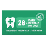 Denzel's Daily Dentals Large Dog Peanut Butter Peppermint & Parsley 28 x 30g