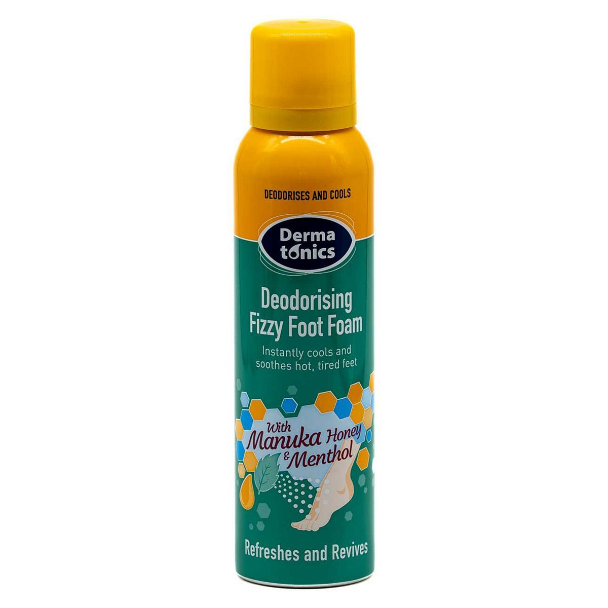 Dermatonics Deodorising Fizzy Foot Foam 150ml