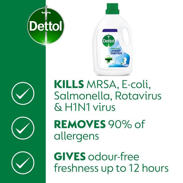 Dettol Antibacterial Laundry Cleanser Fresh Cotton 2.5L