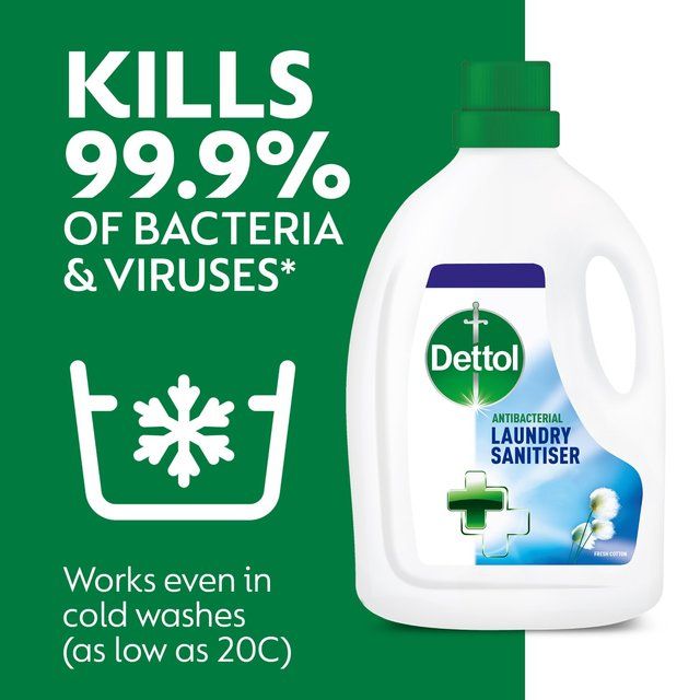 Dettol Antibacterial Laundry Cleanser Fresh Cotton 2.5L