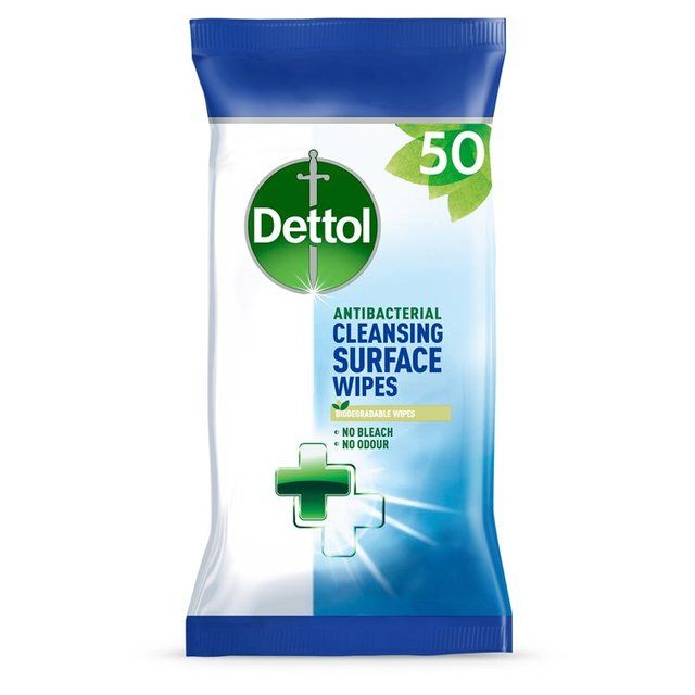 Dettol Pets Antibacterial Multi Surface Cleaning Wipes 50 per pack