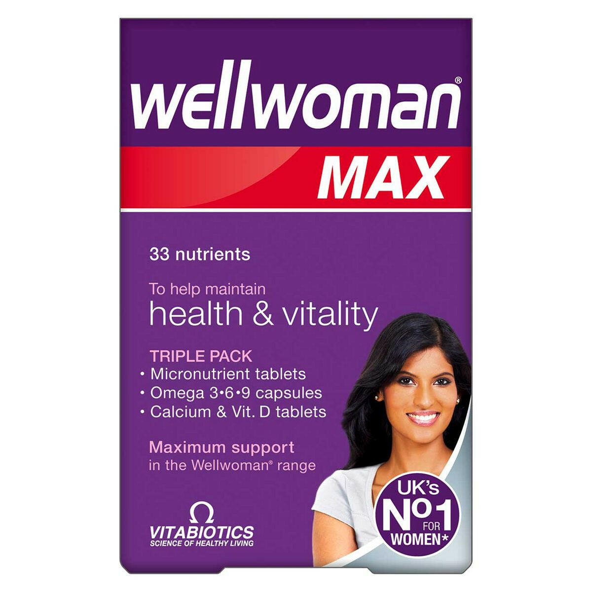 Vitabiotics Wellwoman Max - 84 Tablets Women's Multivitamins Boots