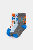 Dino Boy Socks - 3 Pack