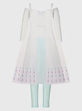 Disney Frozen 2 Elsa Ombré Dress & Leggings 7-8 years