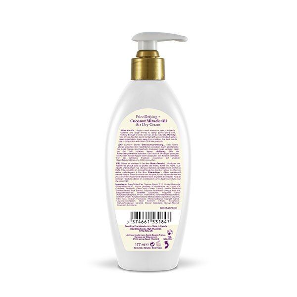 DNR OGX Frizz Defy+ Coconut Miracle Oil Air Dry Cream 177ml