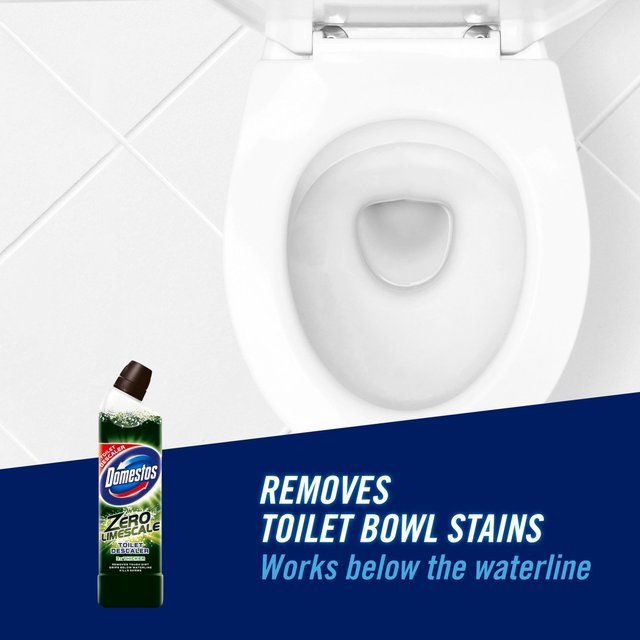 Domestos Zero Limescale Toilet Cleaner Lime 750ml