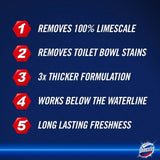 Domestos Zero Limescale Toilet Cleaner Lime 750ml