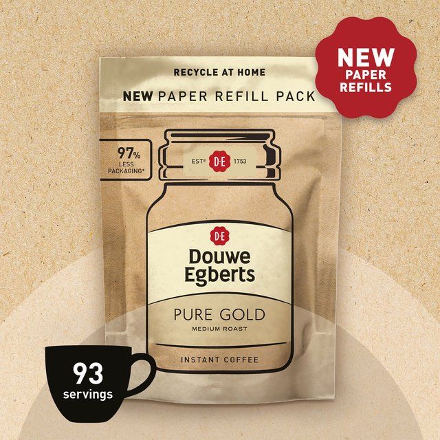 Douwe Egberts Pure Gold Instant Coffee Refill 150g