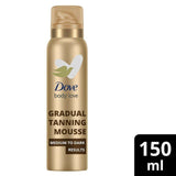 Dove DermaSpa Summer Revived Medium to Dark Gradual Self-Tan Body Mousse 150ml