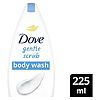 Dove Gentle Scrub body cleanser with exfoliating minerals Body Wash Shower Gel for softer, smoother skin 225ml
