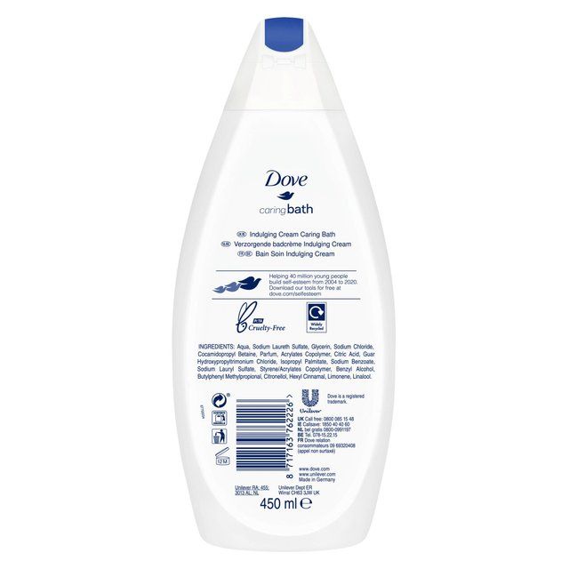 Dove Indulgent Bath Cream 450ml